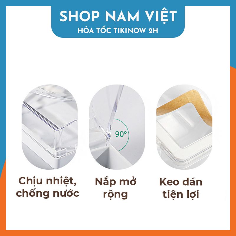 Hộp Che Ổ Điện Dán Tường Chống Nắng Ngoài Trời, Chống Nước Trong Nhà Tắm