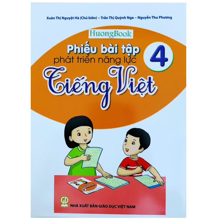 Sách - Phiếu bài tập phát triển năng lực tiếng việt 4