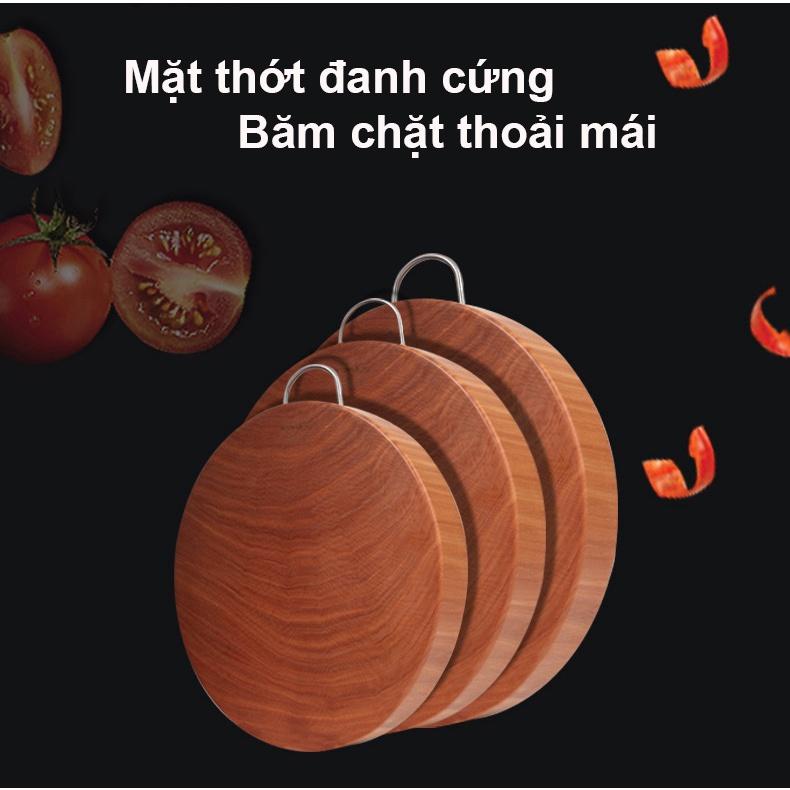Thớt gỗ nghiến tây bắc, thớt gỗ không tâm không mùn nguyên khối độ bền cao cực kì chắc chắn