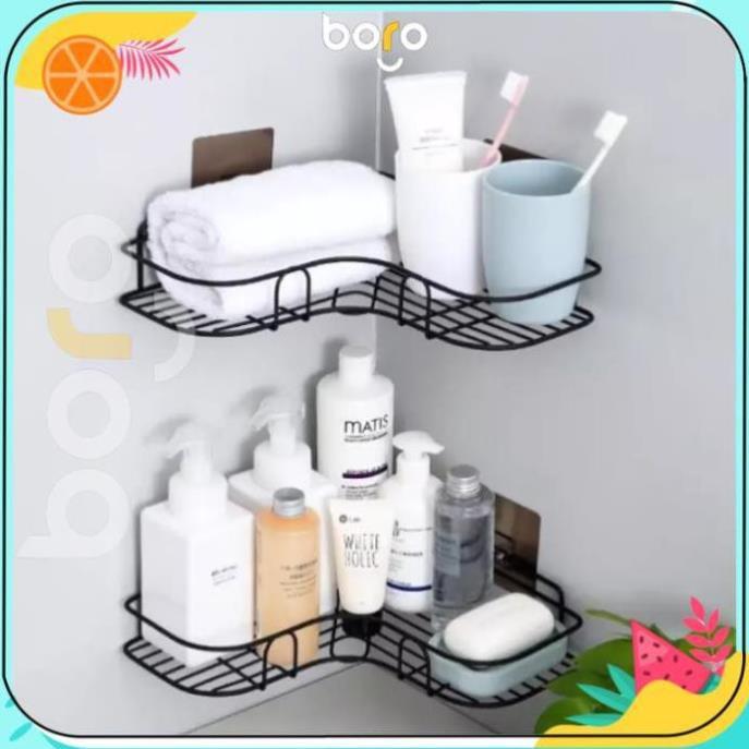 Kệ Để Đồ Góc Nhà Tắm Cao Cấp, Tặng Kèm Miếng Dán Tường Chịu Lực - SP123455