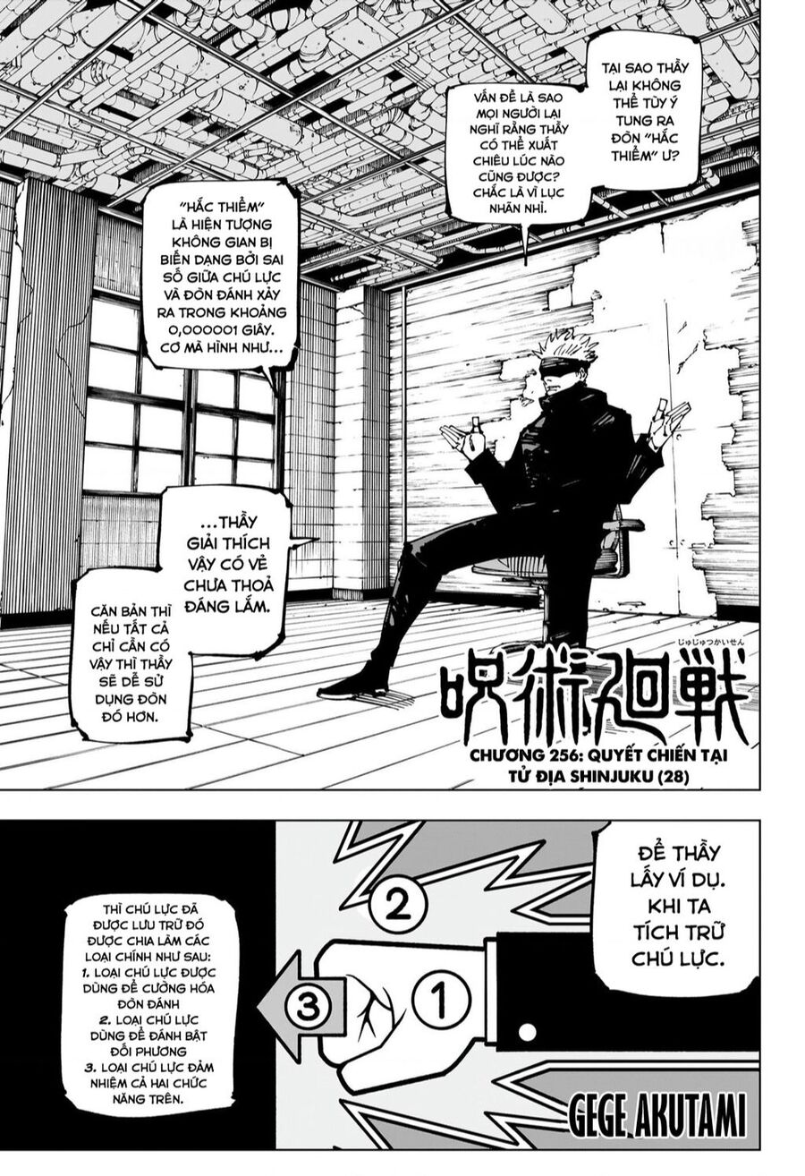 jujutsu kaisen - chú thuật hồi chiến chapter 256 2