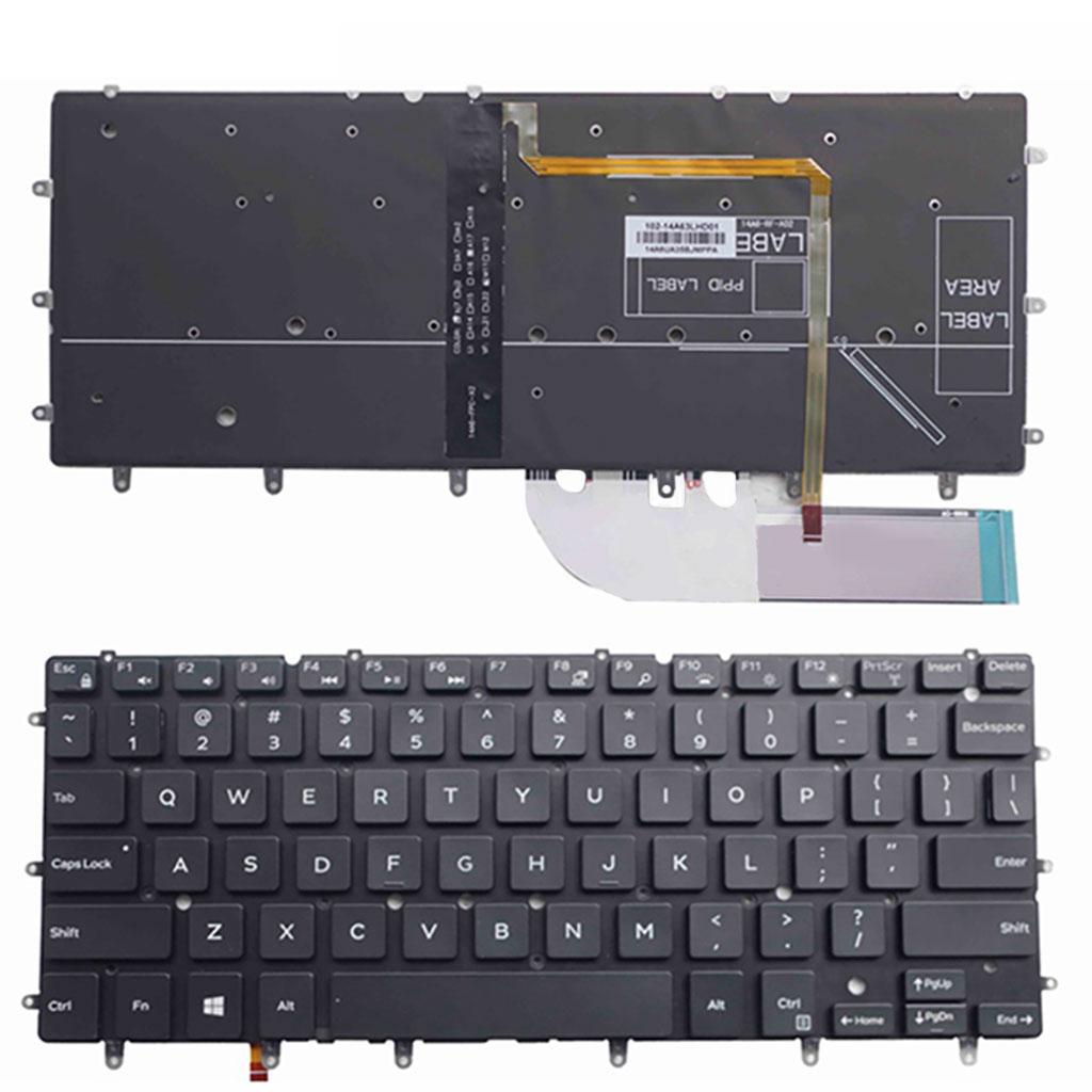 Backlit Keyboard Layout for XPS 13 9343 9350 9360 Computers PC