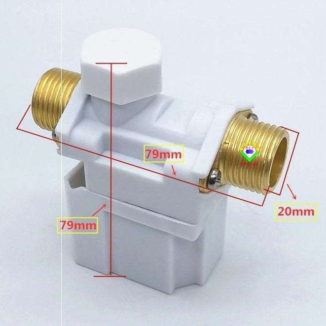 Van Điện Từ điều khiển đóng mở Lưu Lượng Nước DC12V Thường Đóng