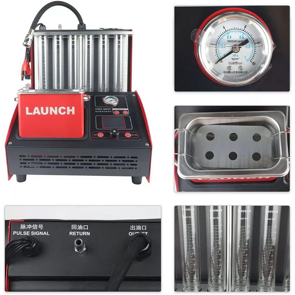 Máy Kiểm Tra & Vệ Sinh Kim Phun LAUNCH SmartSafe CNC-603 Elite