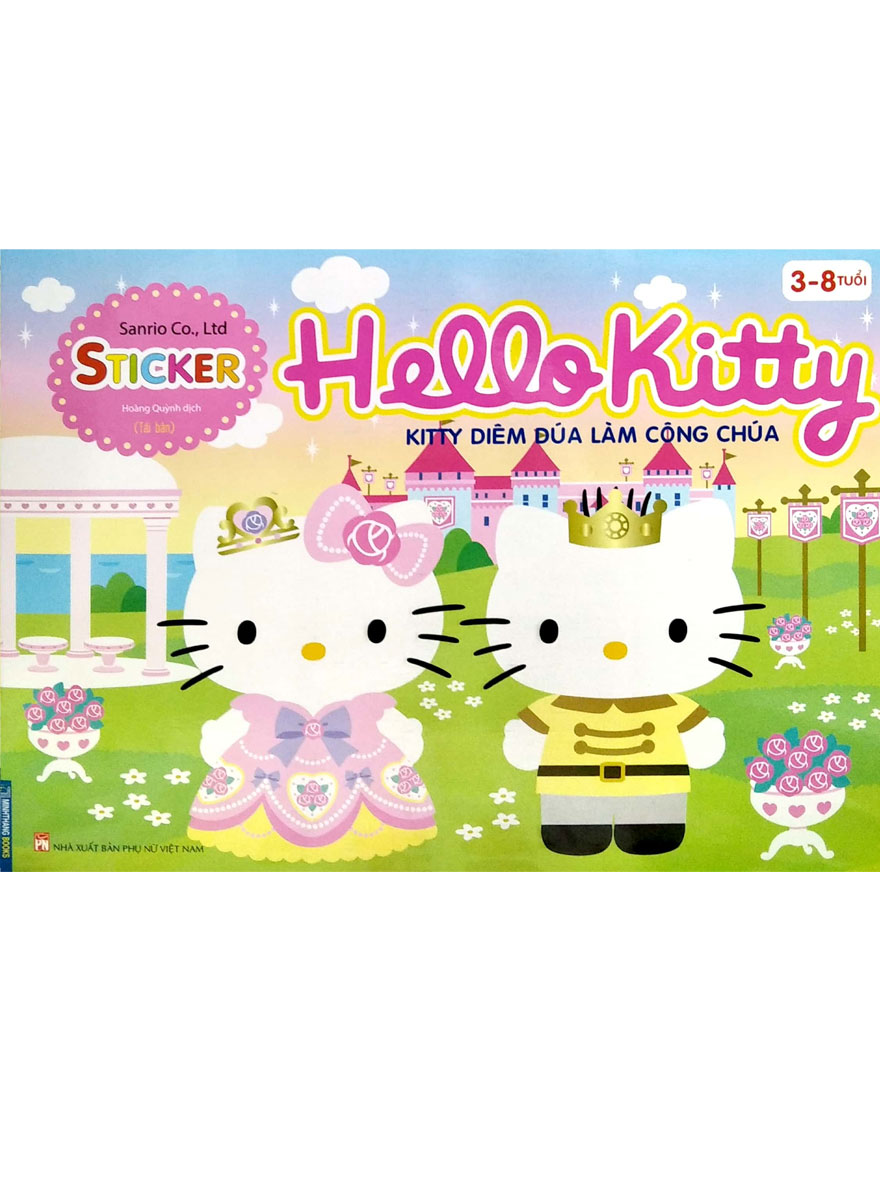 Sticker - H.e.l.l.o K.i.t.t.y- Kitty Diêm Dúa Làm Công Chúa  _MT