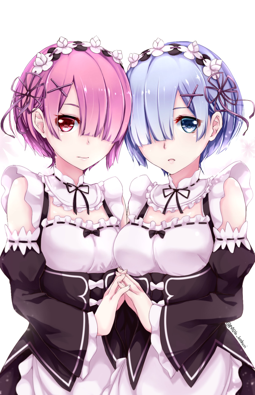 Tranh Poster Re:ZERO A4 combo 5 tấm khác nhau