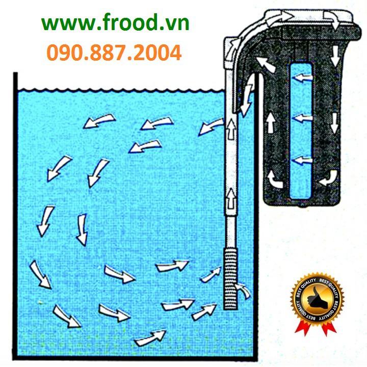 Lọc thác hồ cá có bông lọc
