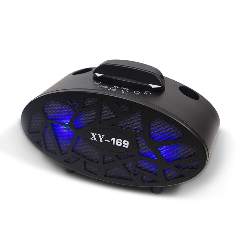 Loa Karaoke Bluetooth Mini Kèm 2 Micro Không Dây Model XY-169 - Giao Màu Ngẫu Nhiên