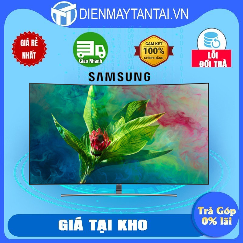 Smart Tivi Cong QLED Samsung 4K 55 inch QA55Q8CNA - Hàng chính hãng( Chỉ giao HCM)