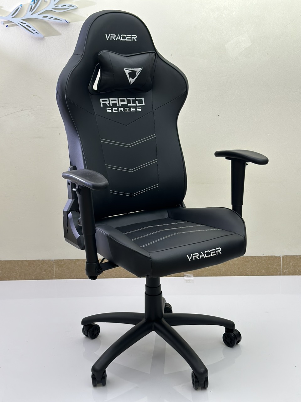 Ghế gaming Rapio V-racer bọc da cao cấp khung nhựa chắc chắn bền bỉ, ghế chơi game nhiều màu đệm êm mẫu mới nhất 2023