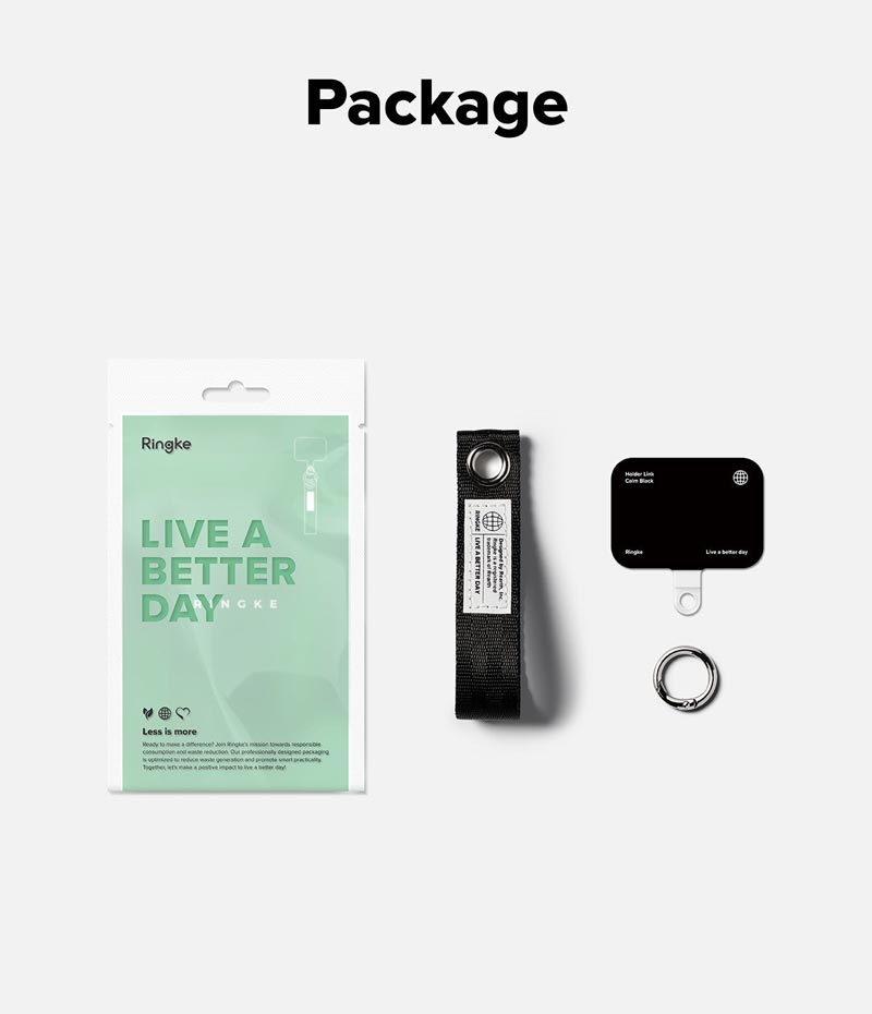 Dây đeo RINGKE Holder Link Eyelet Keyring - Hàng Chính Hãng