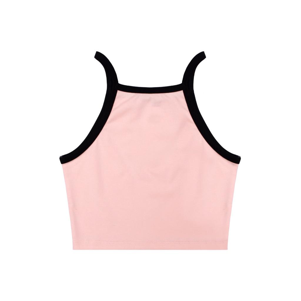 SWE- Áo croptop nữ hai dây SKULL CAMI - PINK thời trang chính hãng