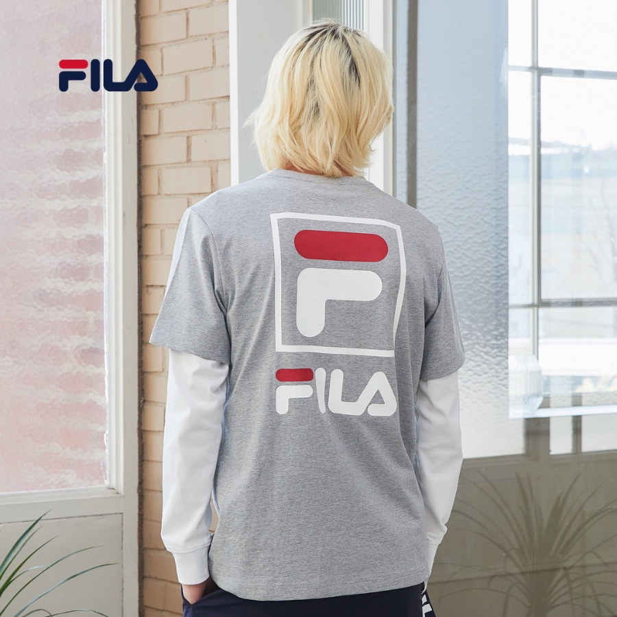 Áo thun thể thao unisex Fila F Box Logo Rs - FS2RSD2117X