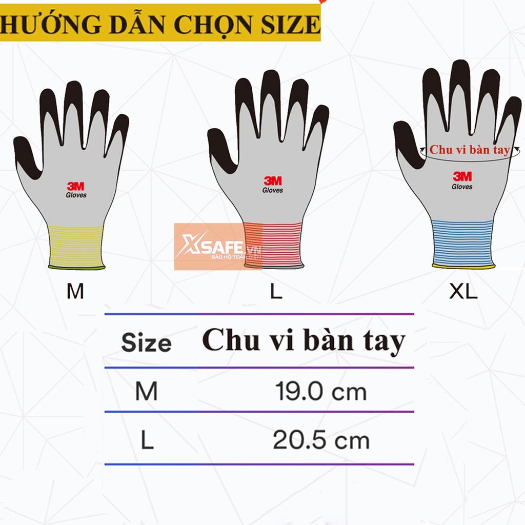 Găng tay lao động chống cắt 3M Cấp độ 1 - Găng tay bảo hộ chống đâm xuyên tiêu chuẩn EN388:4131 - Sản phẩm chính hãng