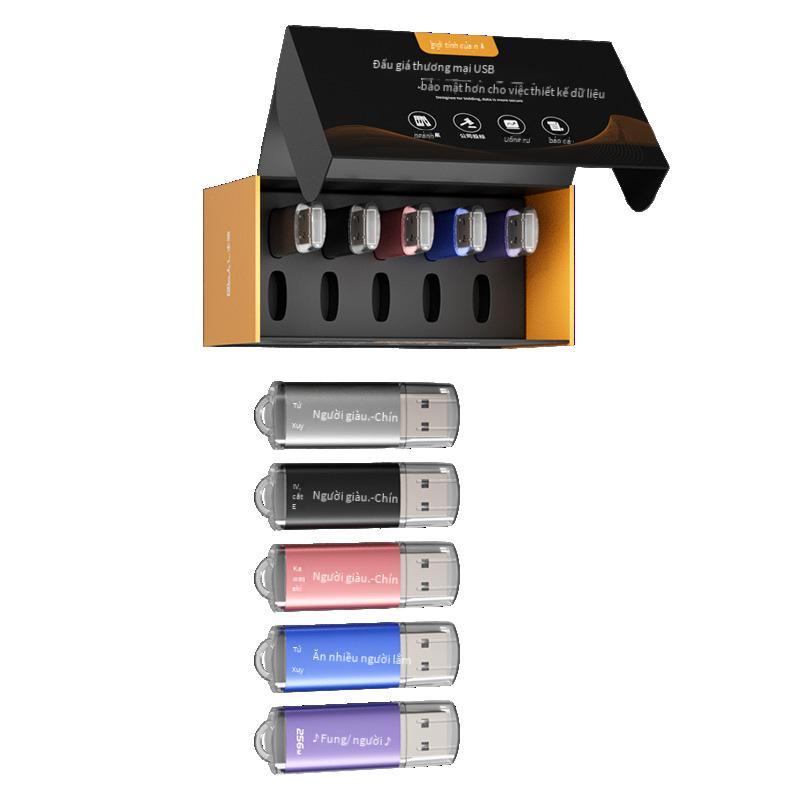 Giá thấp nhất đĩa U 512m doanh nghiệp đấu thầu đĩa U 16g kim loại sáng tạo đĩa U đấu thầu quà tặng màu sắc tươi sáng đĩa U mini 4g