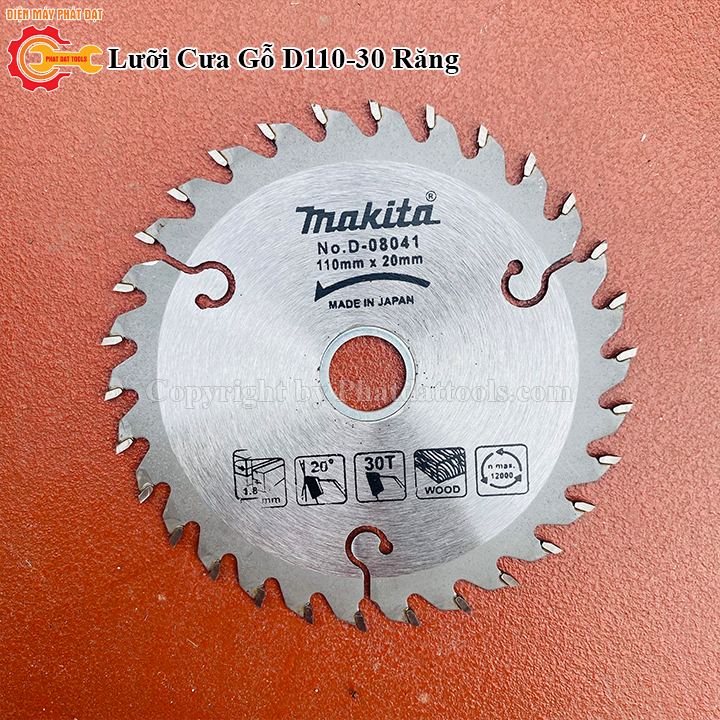Lưỡi Cưa Gỗ 110 - 30 răng