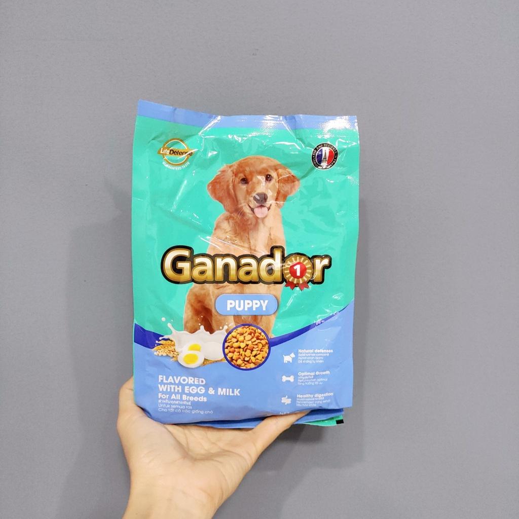 COMBO 5 Gói Thức Ăn Hạt Cho Chó Con Vị Trứng Và Sữa Ganador Puppy Egg &amp; Milk Gói 400g - YonaPetshop