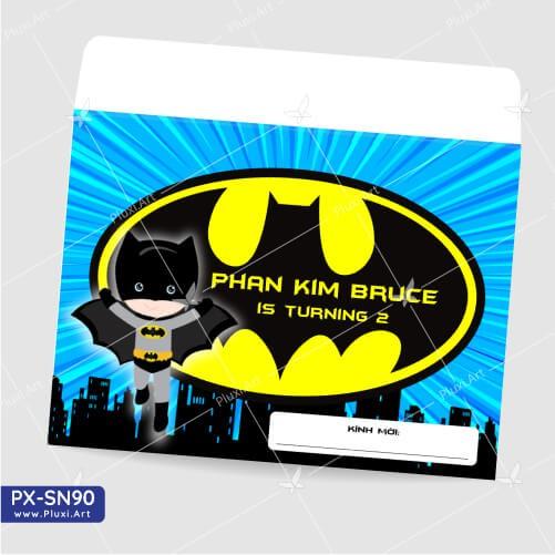 Thiệp thôi nôi – sinh nhật theo yêu cầu Pluxi