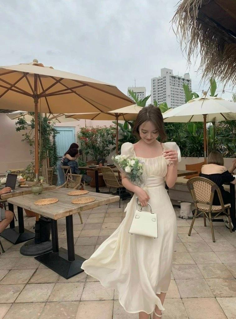 ĐẦM MIDI TƠ XẾP LI NGỰC 11409