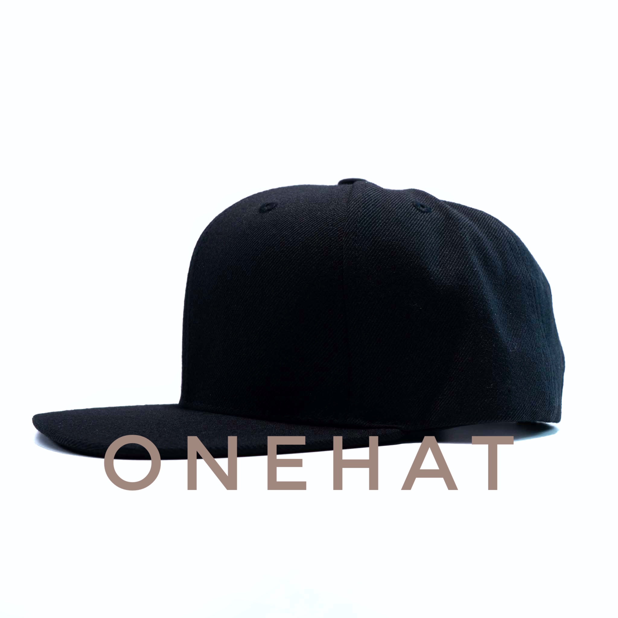 Nón Snapback Hip Hop Trơn Đen vành thẳng chất lượng cao