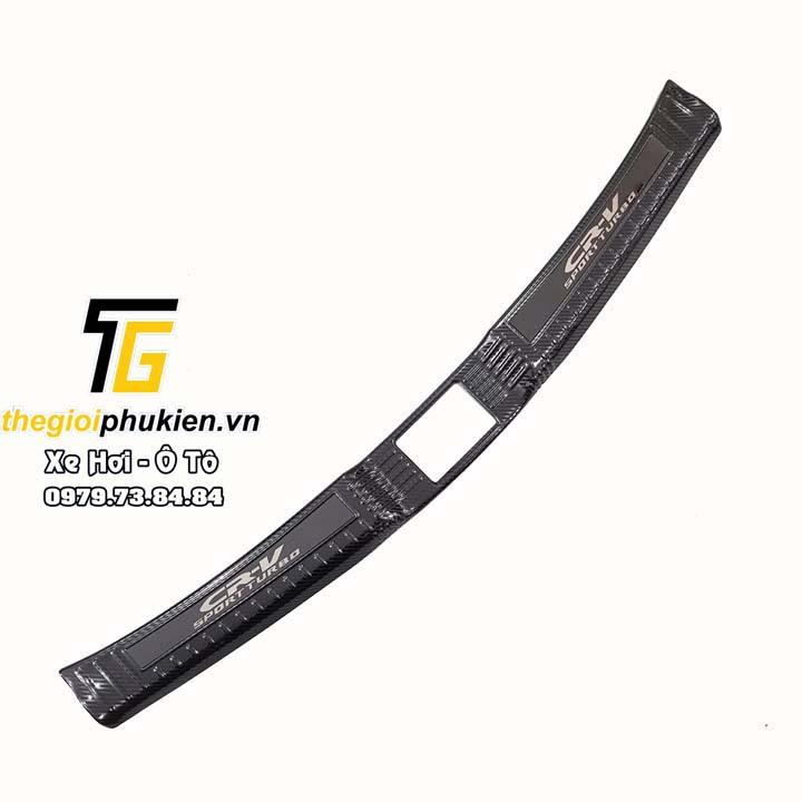 Bộ Ốp bậc cốp Honda CRV, CR-V 2018-2020 vân Carbon