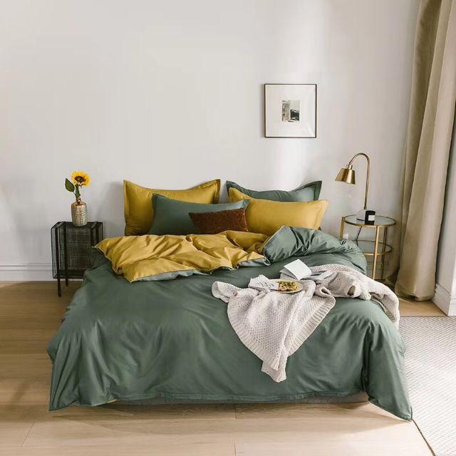 Bộ cotton Lụa phối