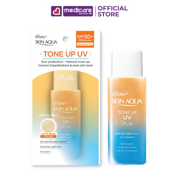 Sữa chống nắng SUNPLAY skin aqua tone up SPF50+ PA++++ 50g
