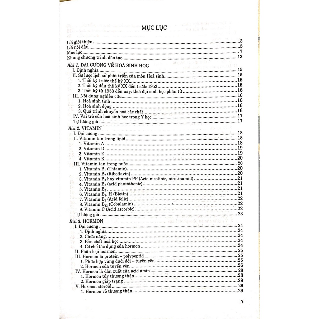 Hóa Sinh( Dùng Cho Đào Tạo Cao Đẳng Y Học)