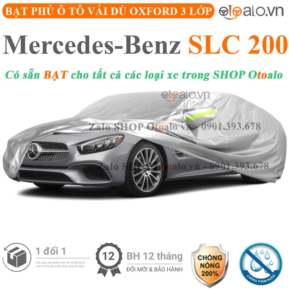 Bạt che phủ xe ô tô Mercedes Benz SLC 200 vải dù 3 lớp CAO CẤP BPXOT - OTOALO