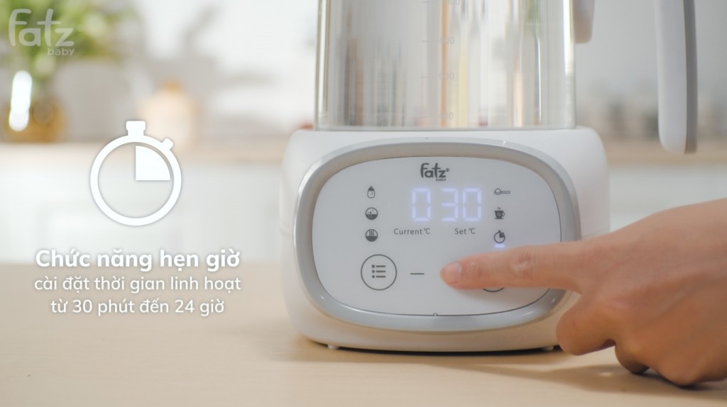 MÁY ĐUN NƯỚC VÀ HÂM NƯỚC PHA SỮA ĐIỆN TỬ FATZ BABY QUICK 9 FB3526TN
