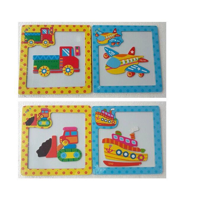 Tranh Ghép Nam Châm - Trò Chơi Xếp Hình Gỗ