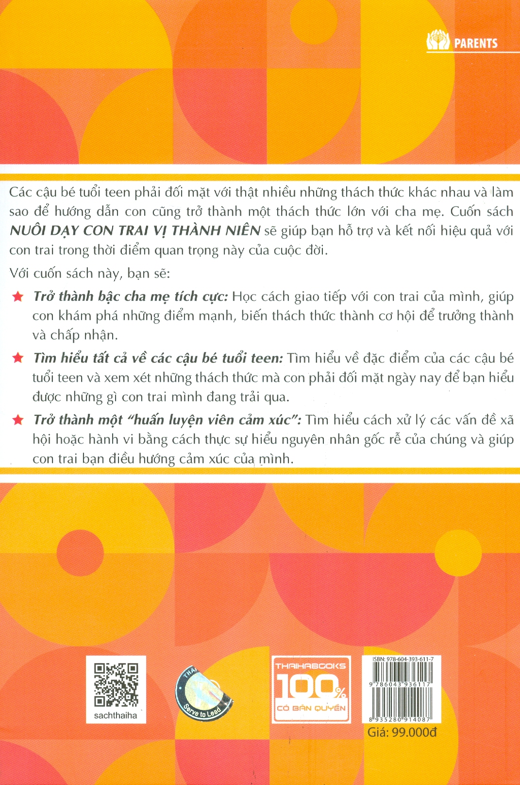 NUÔI DẠY CON TRAI VỊ THÀNH NIÊN  - Christina Trujillo Sieren –Ngô Loan dịch - Thái Hà  - NXB Lao Động