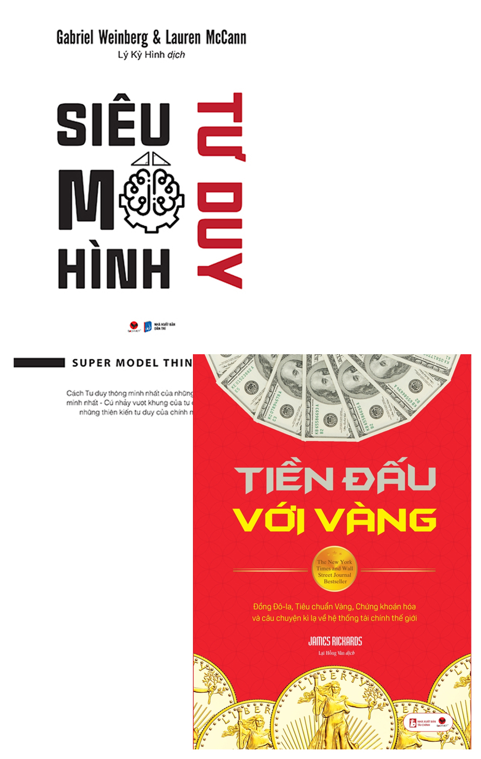 Combo Siêu Mô Hình Tư Duy + Tiền Đấu Với Vàng (Bộ 2 Cuốn) _BV