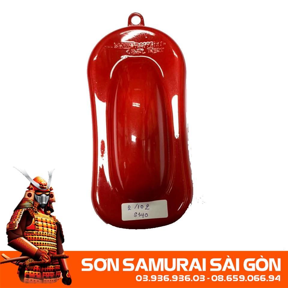 Sơn SAMURAI KUROBUSHI S140* MÀU ĐỎ chính hãng dành cho xe máy