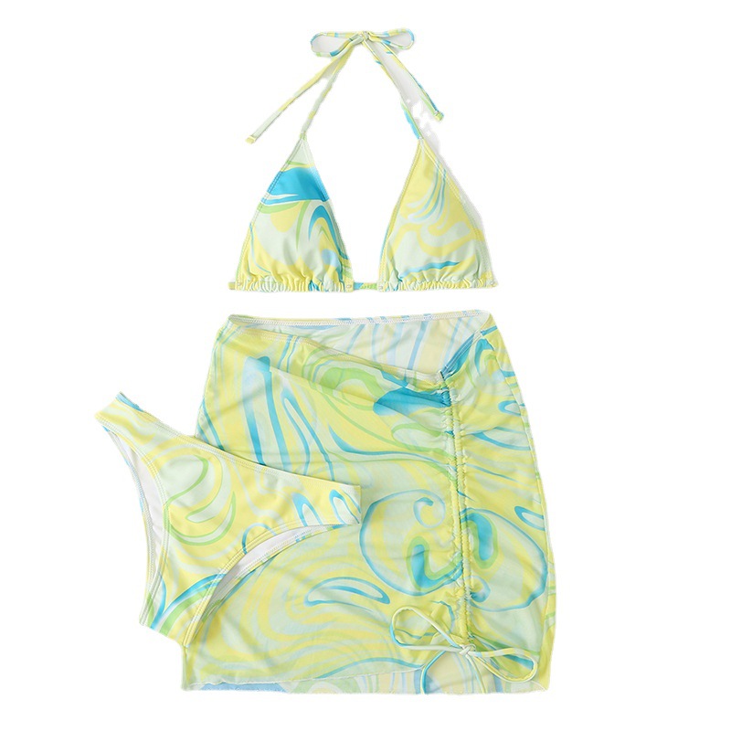 Set Bikini Tam Giác Kèm Váy Sexy