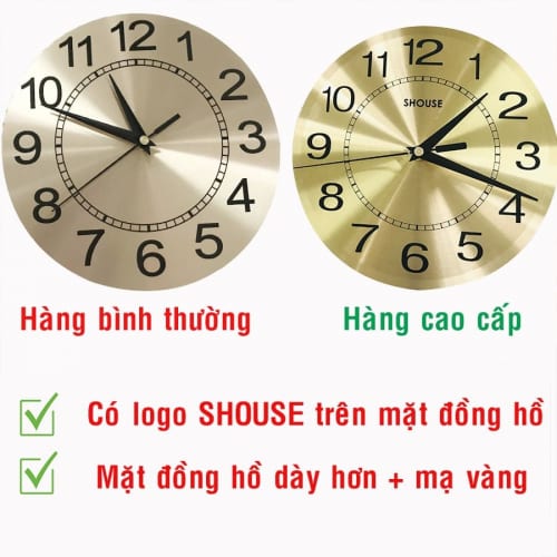 Đồng Hồ Treo Tường Con Chim Công Khổng Tước xanh A68 Trang Trí hiện đại kim trôi