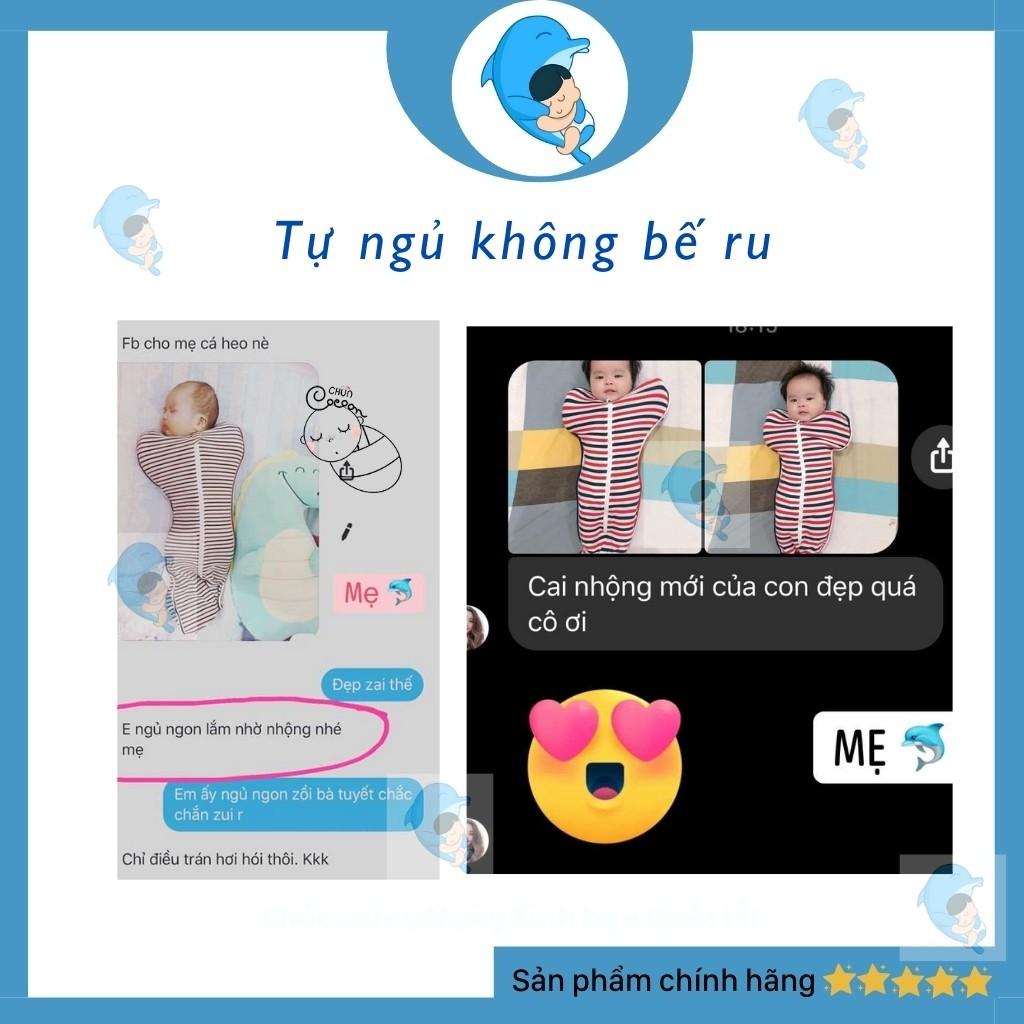 Nhộng Chũn Cocoon Cho Bé Giúp Bé Ngủ Ngon Giảm Giật Mình, Giảm Quấy Khóc Chính Hãng Co Dãn 4 Chiều