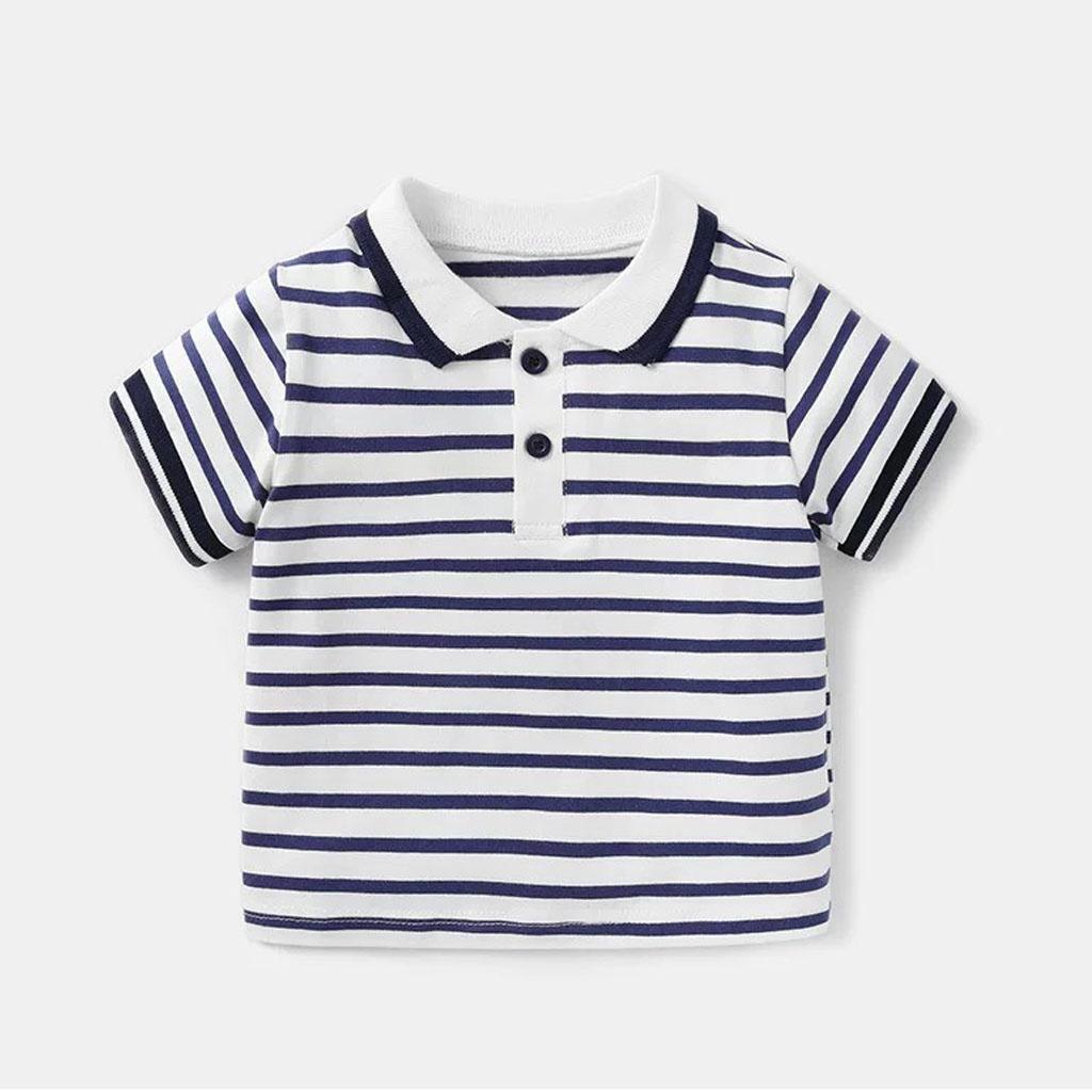 Áo Polo cho bé trai ROSY KIDS, Áo cho bé chất cotton hàng cao cấp cho bé từ 10-25kg