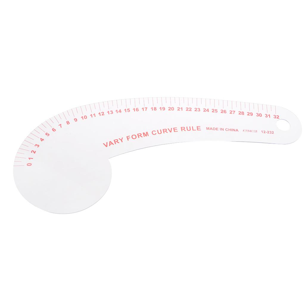 12.2 inch Long Comma Shaped Ruler Sewing Tools by Clothing Sewing Supplies