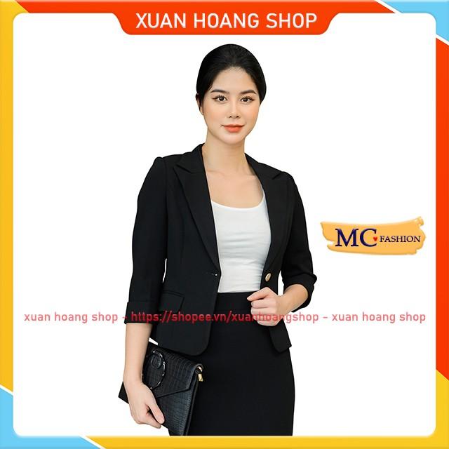 Áo Blazer Vest Kiểu Dáng Công Sở Đẹp Mc Fashion Đỏ, Đen, Xanh Tím Than Tav392