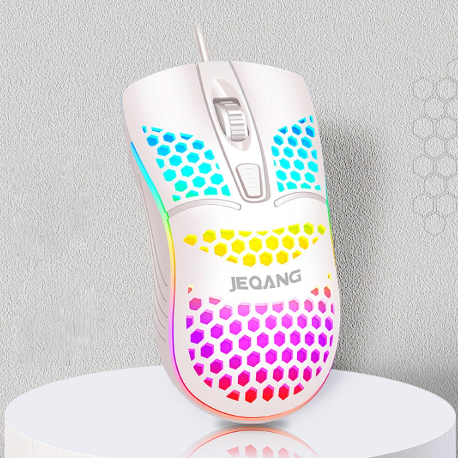 USB Wired Game Mouse Hollow Hole Honeycomb Lightweight Computer Mice