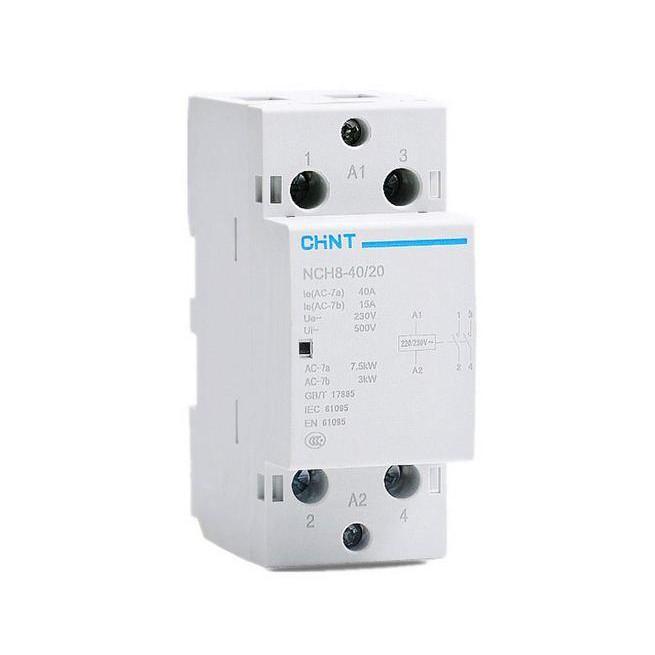 Khởi động từ 1 pha công suất lớn CHINT NCH8 40A/220V