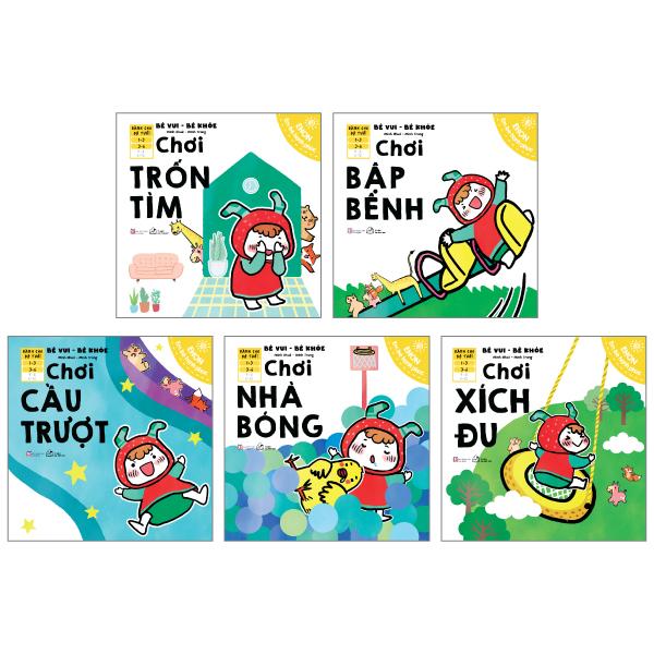 Bộ Sách Ehon Em Bé Hạnh Phúc - Bé Vui-Bé Khỏe - Giờ Chơi Của Bé (Từ 1-6 Tuổi) (Bộ 5 Cuốn)