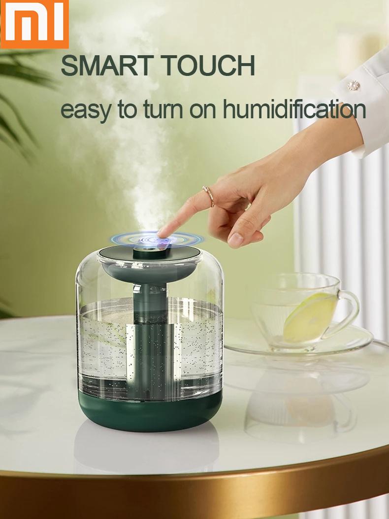 Xiaomi 1000ML Máy Tạo Độ Ẩm Không Khí 2000 MAh Tinh Dầu Thơm Aroma Diffuser 7 Màu Đèn Thoáng Mát Sương Có Thể Thêm Hoa trái Cây