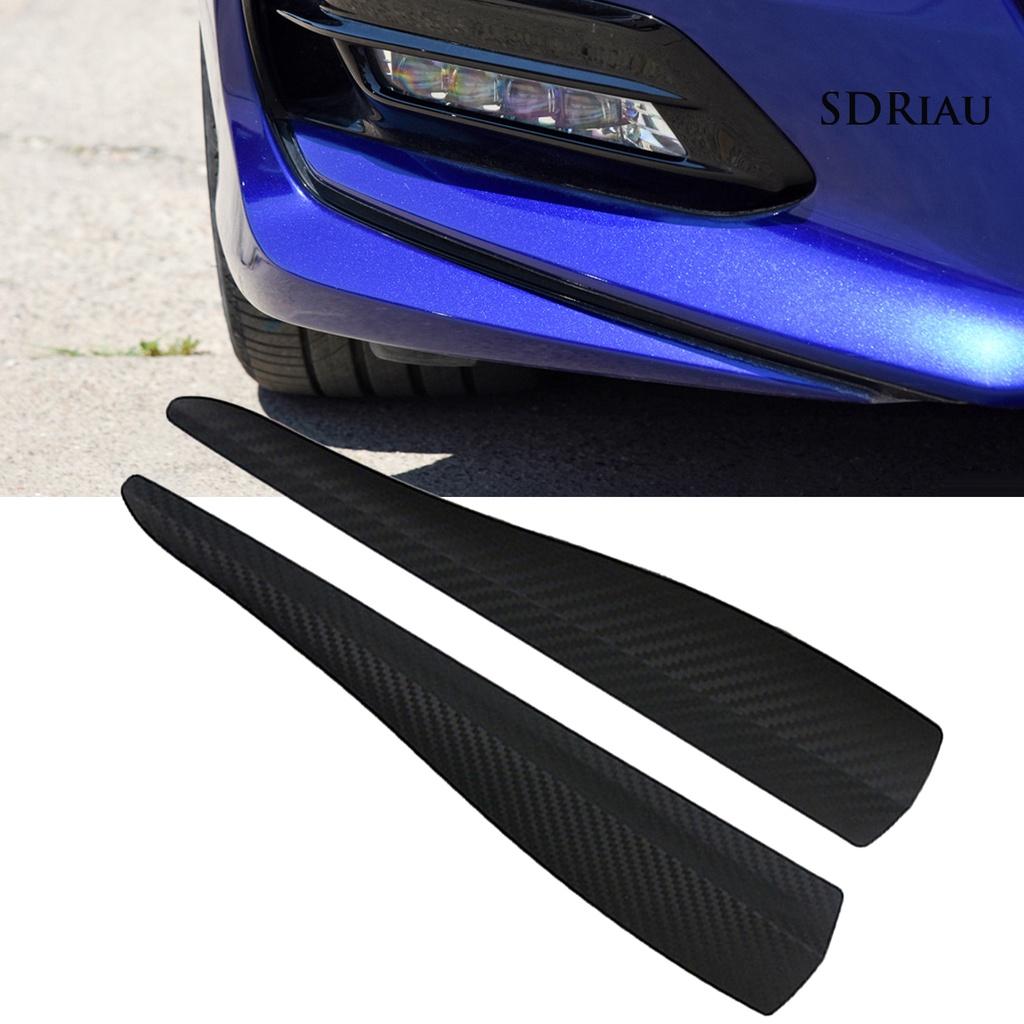 Bộ 2 Miếng Dán Bảo Vệ Góc Xe Hơi Bằng Sợi Carbon Chống Va Chạm