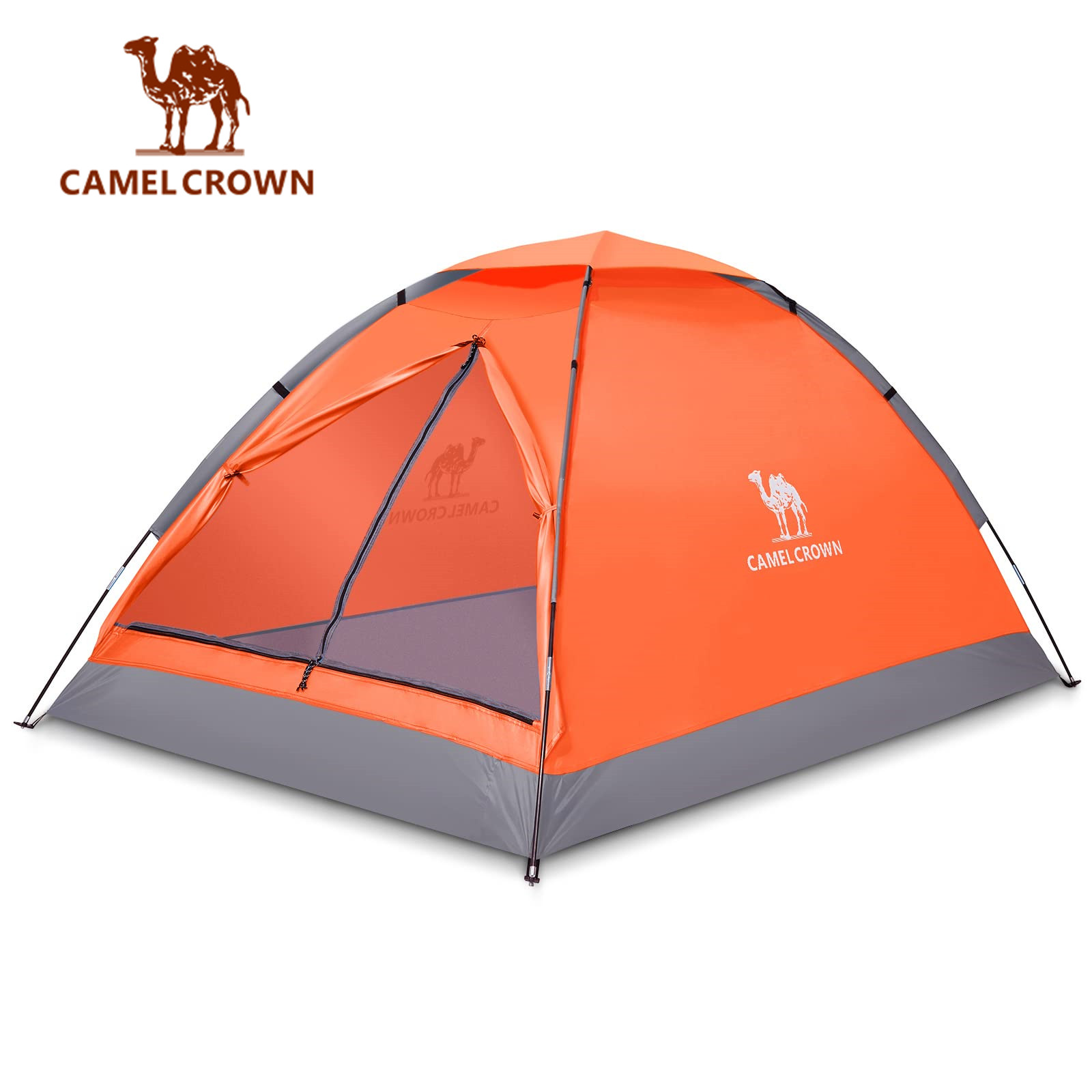 CAMEL CROWN 2 Người Mang Trang Bị Sau Lưng Lều Cắm Trại Chống Nước Siêu Nhẹ Mái Vòm Lều 190T Đi Bộ Đường Dài Lều Cho Du Lịch Ngoài Trời