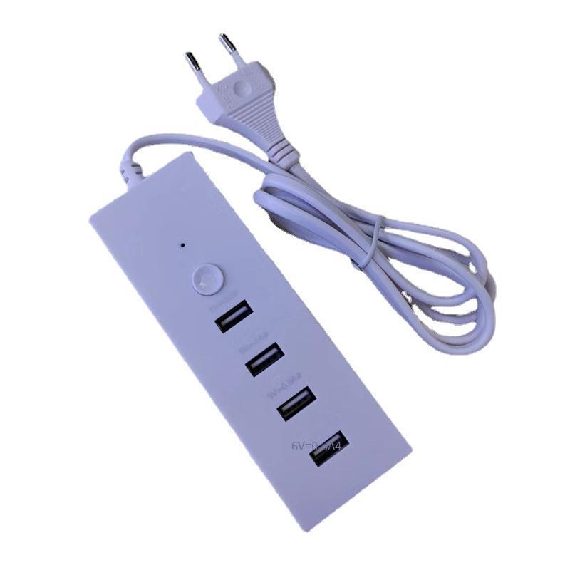 Phong cách mới nhất bán trực tiếp 4 cổng USB du lịch đầu sạc nhanh điện thoại di động máy tính bảng cắm sạc nhanh đa năng 5V 2A