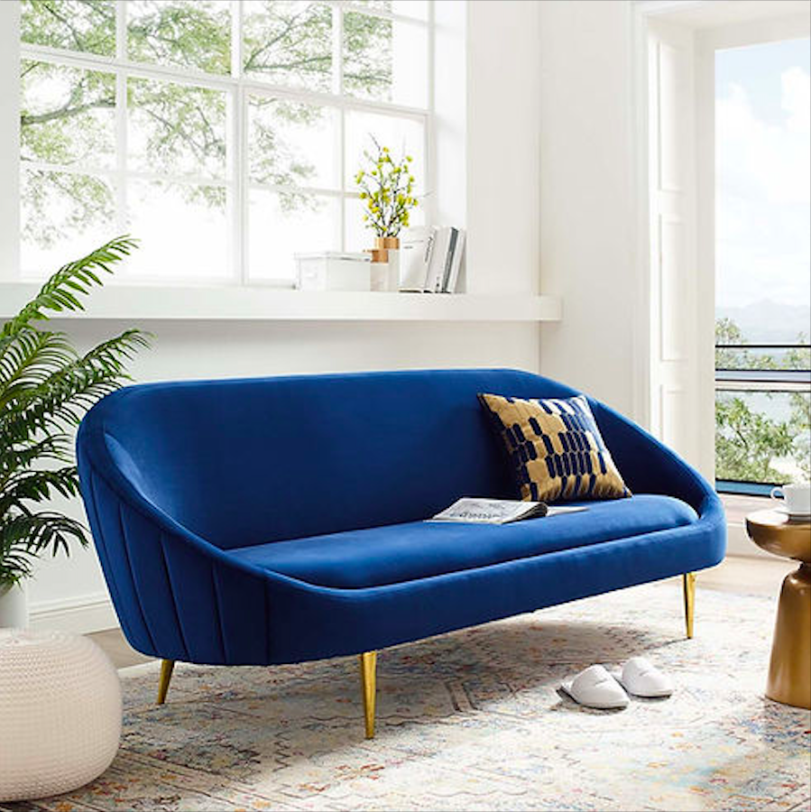 Ghế sofa vải cho phòng khách gia đình, văn phòng, spa hiện đại
