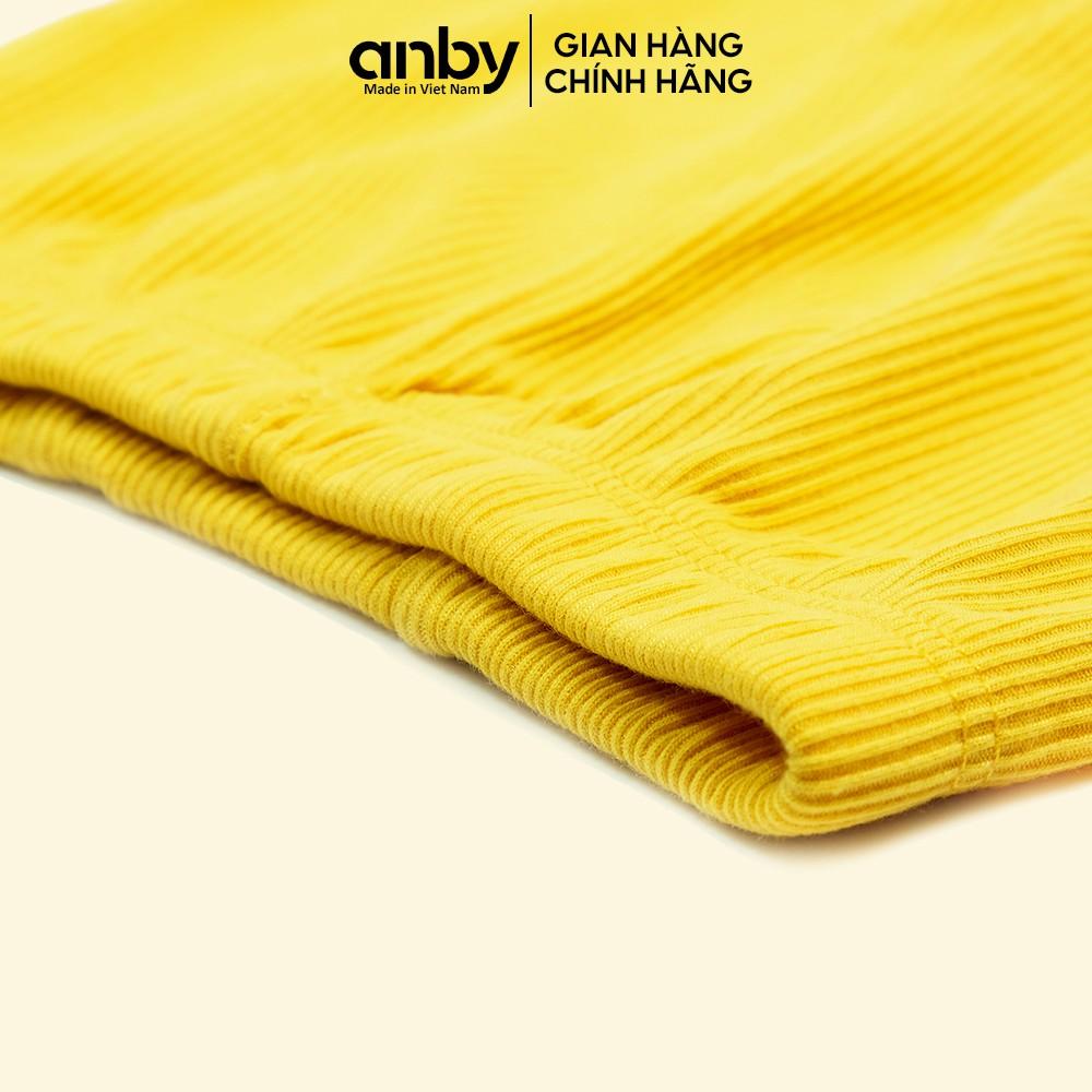 Quần dài cho bé trai gái từ 0 đến 5 tuổi ANBY chất liệu thun gân đáp đũng chuyên dùng đóng bỉm