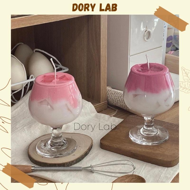 Nến Thơm Handmade Ly Trà Sữa Thạch Jelly nhiều màu sắc - Dory Lab